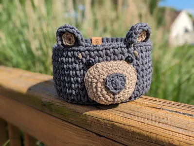 Bear Basket | Crochet Pattern