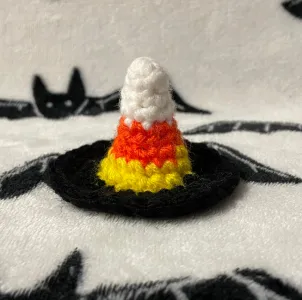 Candy Corn Witch Hat