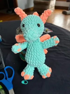 Crochet Dragon Snuggler