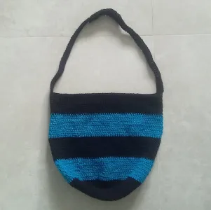 Stripy market bag