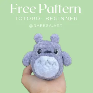 FREE PATTERN -totoro beginner fri