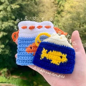 goldfish drawstring pouch