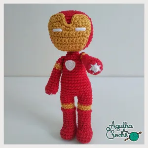 No-Sew Iron Man Crochet / Amigurumi Pattern