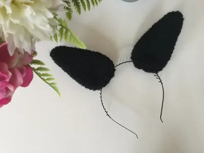 Crochet Cat Ear headband