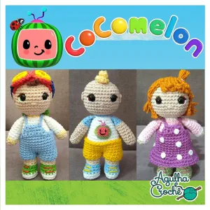 Cocomelon Siblings Crochet / Amigurumi Pattern Bundle