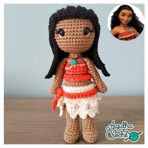 No-Sew Moana Crochet / Amigurumi Pattern