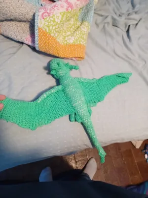 Stuffed dragon