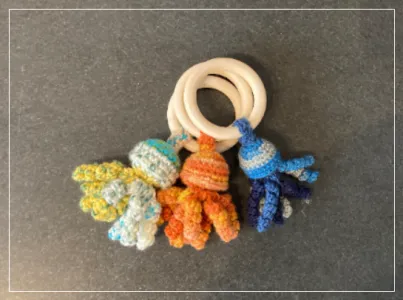 Octopus Teething Ring Crochet Pattern