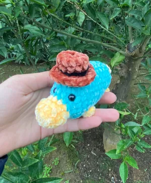 NO-SEW Mini Hat for Perry The Platypus Free Crochet Pattern