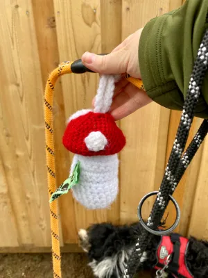 Mushroom Dog Poop Bag Holder