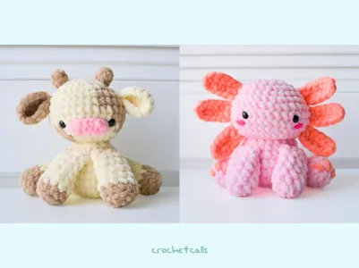 2-in-1 Baby Animals Crochet Pattern Bundle