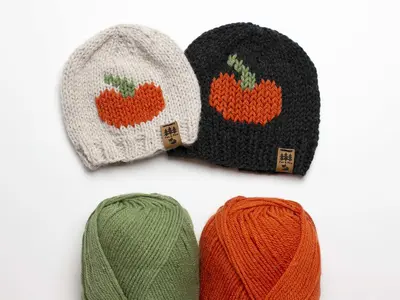 Little Pumpkin Hat Medium Weight Baby Children Women