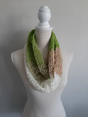 Crochet Beginner Infinity Scarf