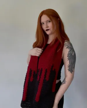 Blood Drip Scarf