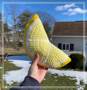 Crochet Lemon Slice