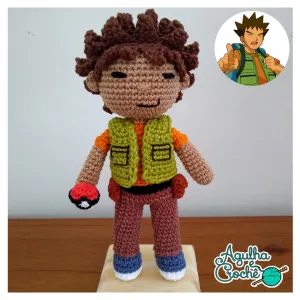 Brock from Pokemon Crochet / Amigurumi Pattern