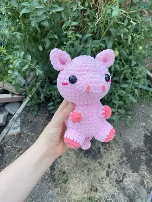 Chunky Pig plushie pattern