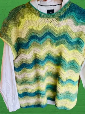 Wavelet Crochet Tank Top