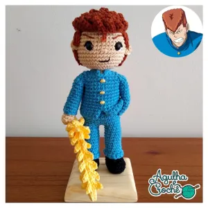 Kazuma Kuwabara from Yu Yu Hakusho Crochet / Amigurumi Pattern