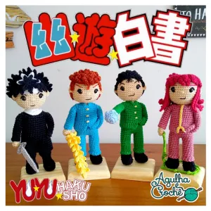 Yu Yu Hakusho Characters Crochet / Amigurumi Bundle