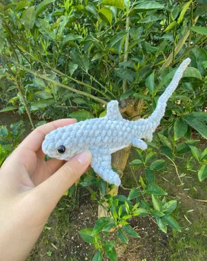 Crochet Thresher Shark, Cute Shark Mini Plush Pattern