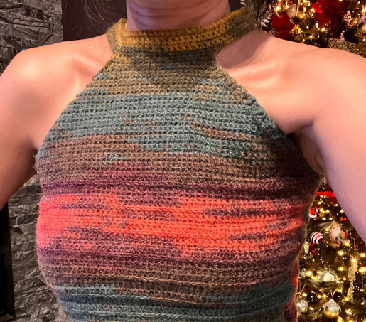 Kyana Halter Top: Crochet pattern