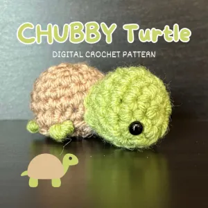 Mini CHUBBY Turtle! - CROCHET PATTERN