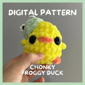 Chonky Crochet Froggy Duck - PATTERN