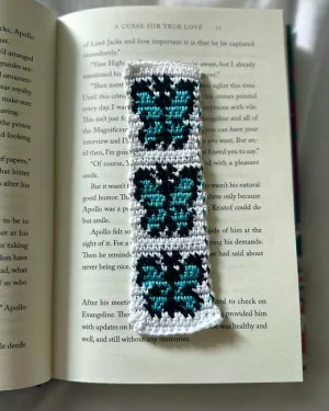 Crochet Butterfly Bookmark