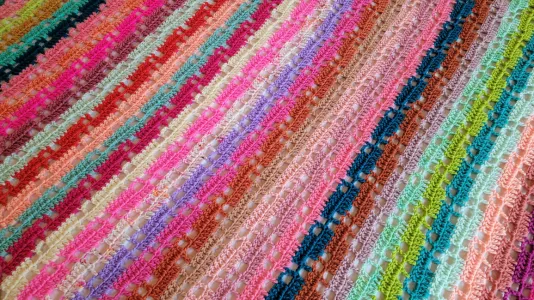 Shimmer Spirit Afghan