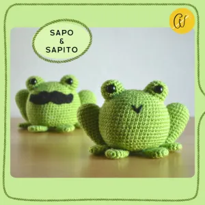 Sapo & Sapito Frog Amigurumi