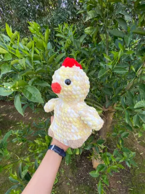 NO-SEW Big Chicken Crochet Easter Plush Pattern