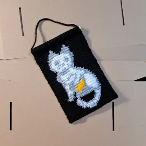 Cat X- ray tapestry