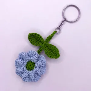 Twisted Petal Flower Keychain / Bag Charm