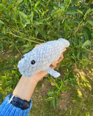 Almost No-Sew Manatee, Crochet Medium Manatee Plush Pattern