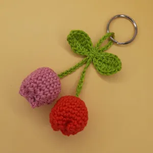 Tulip Flower Keychain / Bag Charm