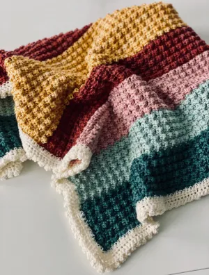 Modified Sedge Stitch Baby Blanket Pattern