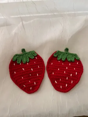 Strawberry Cup Coasters