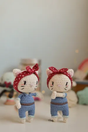 Rosie the Riveter Cat