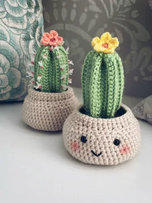 Fencepost Cactus Crochet Pattern