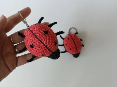 Ladybug keychain