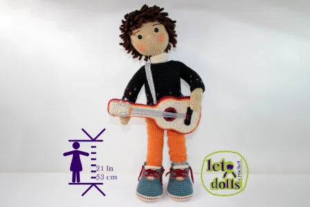 Ivan Large Crochet Doll