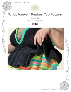 Until Forever Peplum top