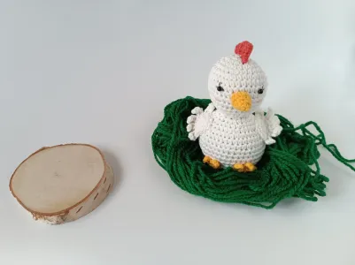 Crochet pattern Hen