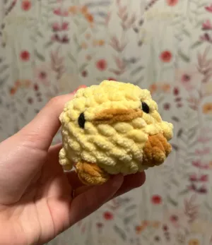 NO SEW- george the chick crochet