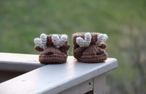 Deer Baby Booties Slippers