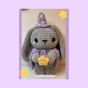 Misty The Wizard Bunny Crochet Pattern