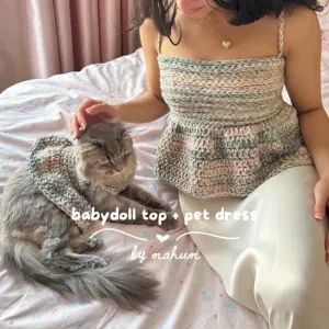 lily babydoll top & pet dress