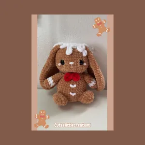 Cookie the gingerbread bunny pattern