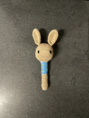 Peter Rabbit Baby Rattle Crochet Pattern